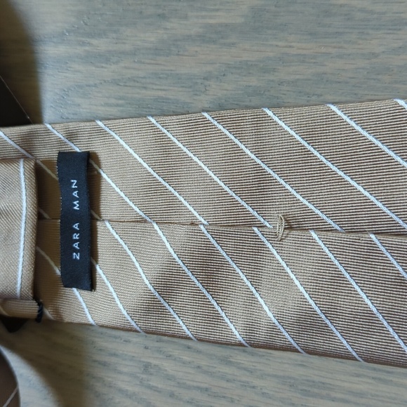 Zara Man silk tie, made in Italy - Picture 3 of 5